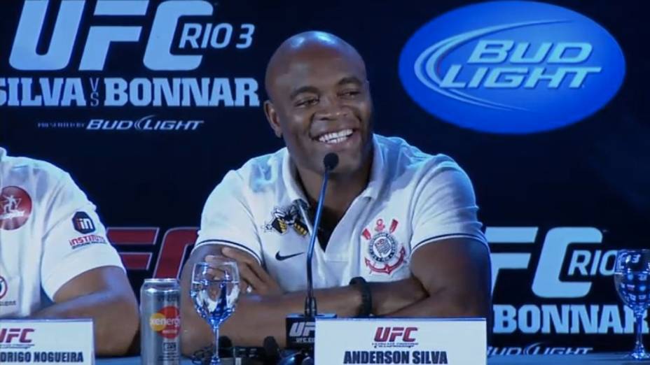 Entrevista coletiva do UFC Rio 3, nesta quinta-feira: Anderson Silva