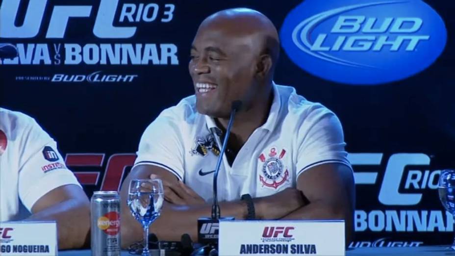 Entrevista coletiva do UFC Rio 3, nesta quinta-feira: Anderson Silva