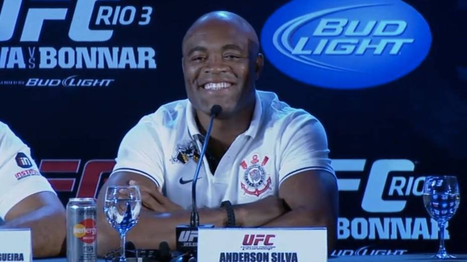 Entrevista coletiva do UFC Rio 3, nesta quinta-feira: Anderson Silva