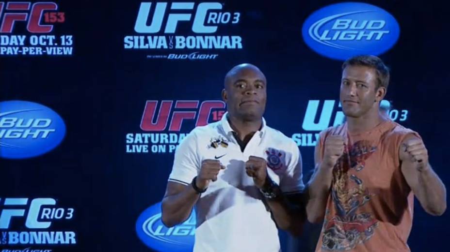 Entrevista coletiva do UFC Rio 3, nesta quinta-feira: Anderson Silva e Stephan Bonnar