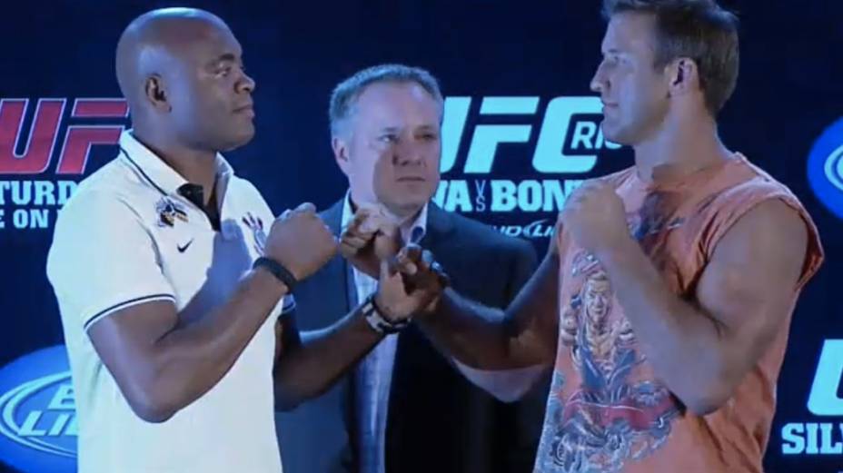 Entrevista coletiva do UFC Rio 3, nesta quinta-feira: Anderson Silva e Stephan Bonnar