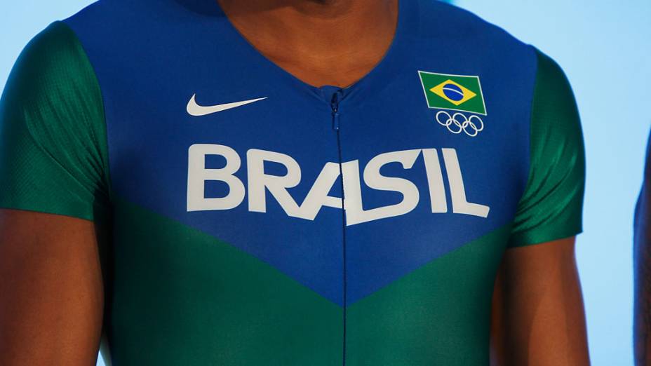 Uniforme das equipes de atletismo do Brasil para as Olímpiadas de Londres 2012