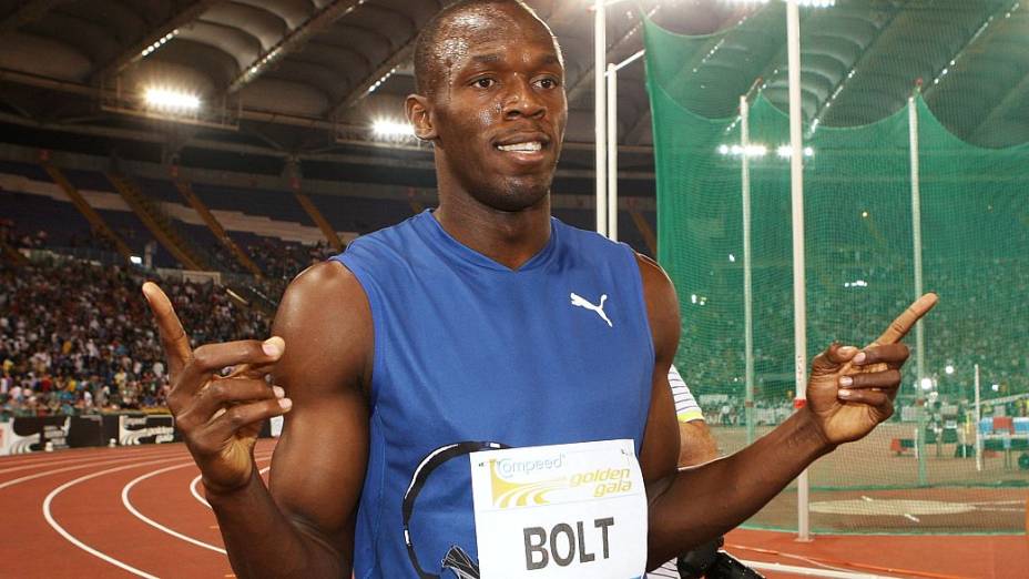 Usain Bolt: após lesão, jamaicano volta a competir com vitória em Roma