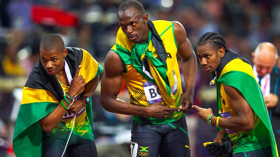 Usain Bolt conquistou a medalha de ouro na prova dos 200 metros dos Jogos Olímpicos