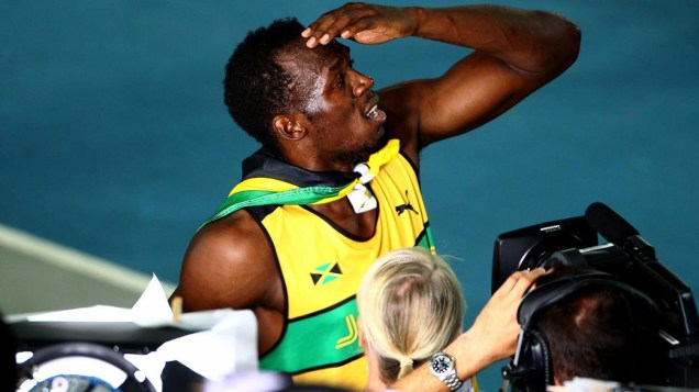 Usain Bolt, velocista jamaicano, tricampeão olímpico e favorito ao ouro nos 100 metros em Londres