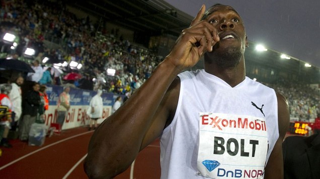 Usain Bolt vence mais uma etapa da Diamond League, dessa vez foi em Oslo, na Noruega