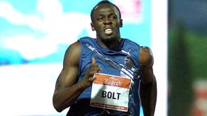 Usain Bolt venceu os 100m com o tempo de 9s85