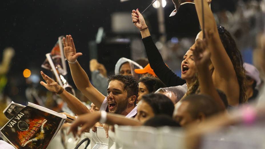 Vai-Vai no primeiro dia de desfiles do Grupo Especial do Carnaval de São Paulo