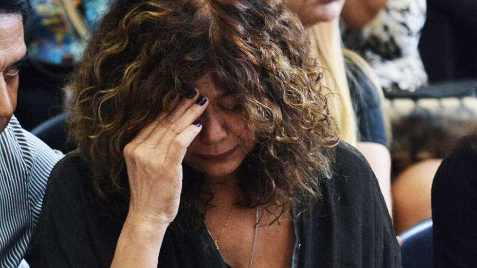 Claudine, esposa de Jair Rodrigues, em velório ddo cantor na Assembleia Legislativa de São Paulo
