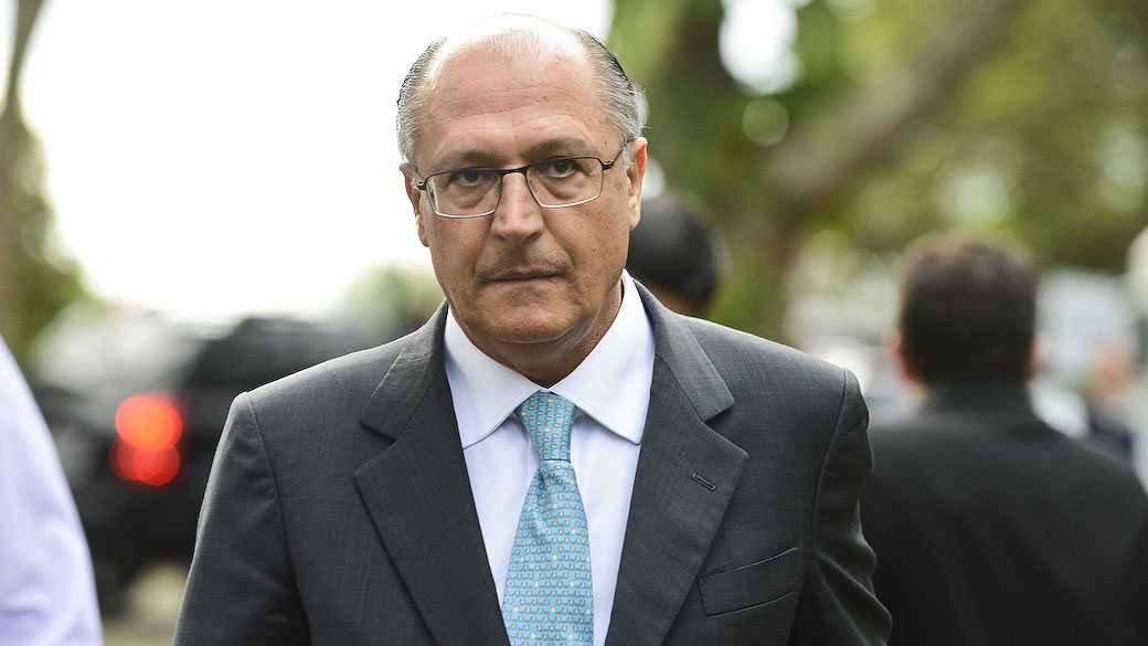 O governador de São Paulo, Geraldo Alckmin