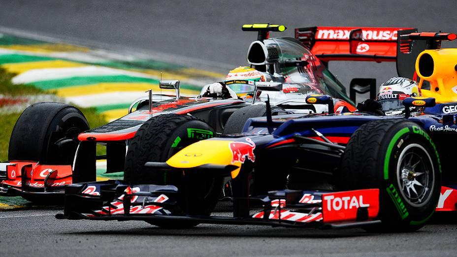 Sebastian Vettel no GP do Brasil de Fórmula 1, em Interlagos