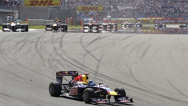 Vettel: piloto da Red Bull largou na pole position e só precisou administrar a vantagem
