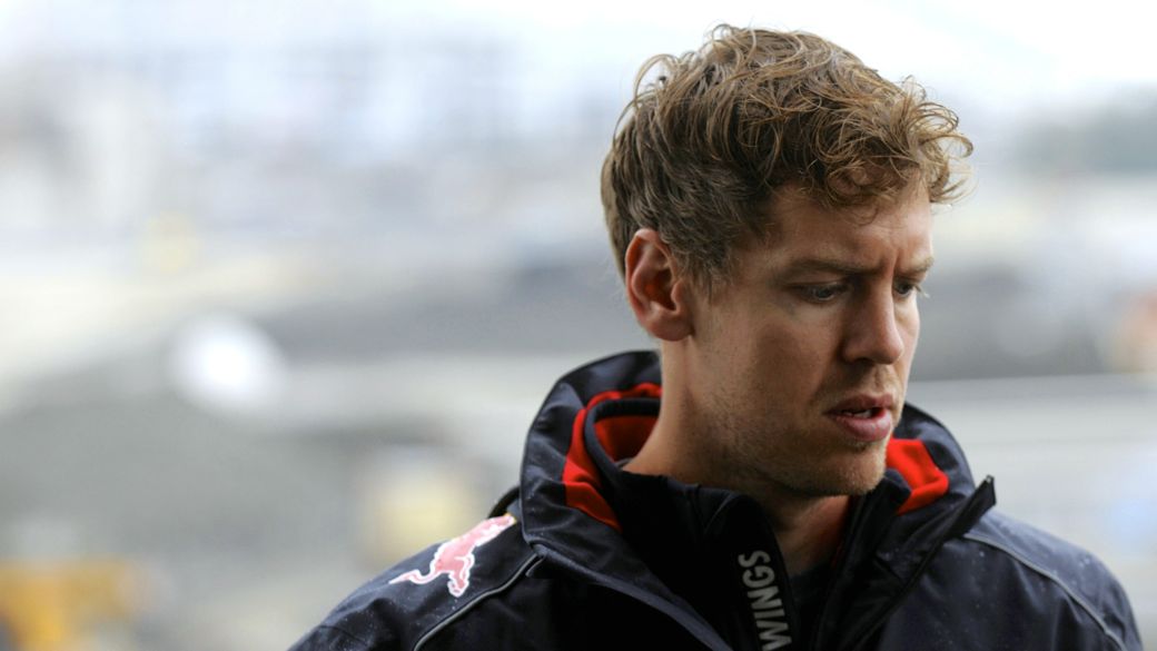 O alemão Sebastian Vettel no circuito de Sochi, que estreia na Fórmula 1 em 2014