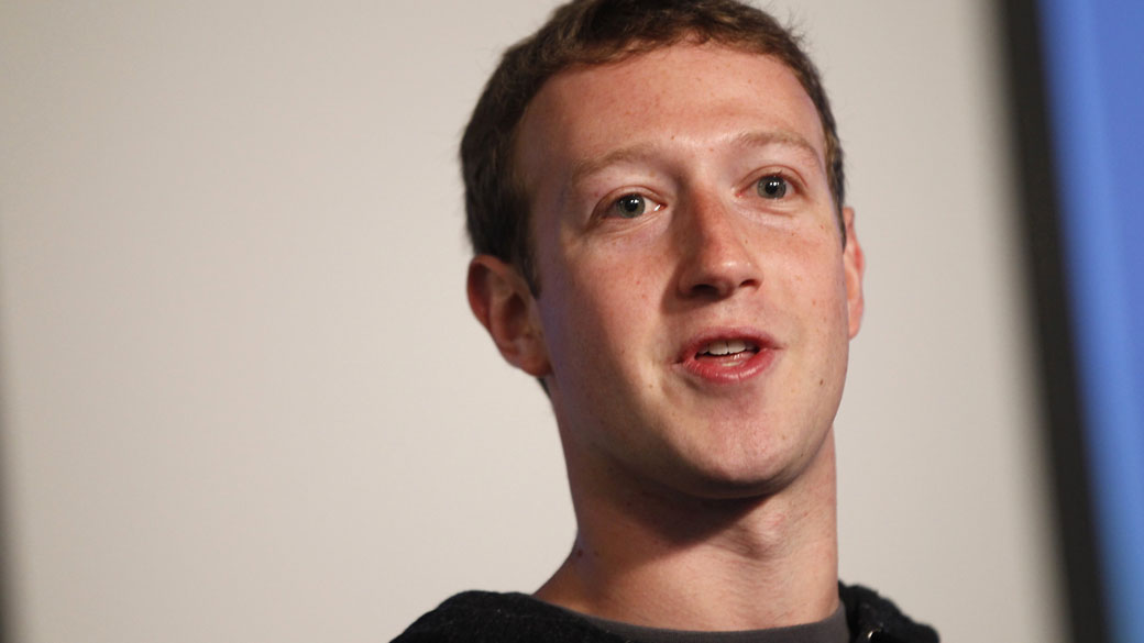 CEO do Facebook, Mark Zuckerberg apresenta novo recurso chamado "Graph Search" durante evento de mídia na sede da empresa, em Menlo Park, Califórnia