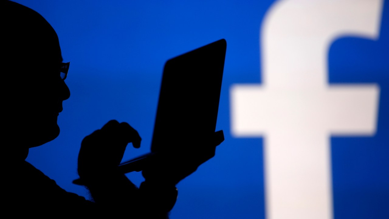 Logo do Facebook, a rede social mais popular do mundo