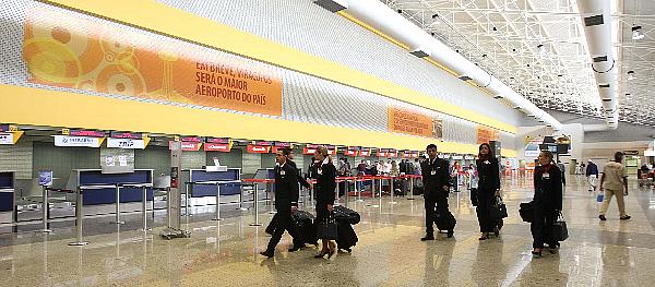 O saguão de Viracopos: capacidade do aeroporto vai acompanhar a demanda crescente