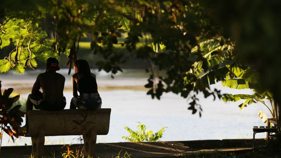 Vista do rio Paraíba do Sul cidade de Itaocara, a primeira prefeitura conquistada pelo PSOL