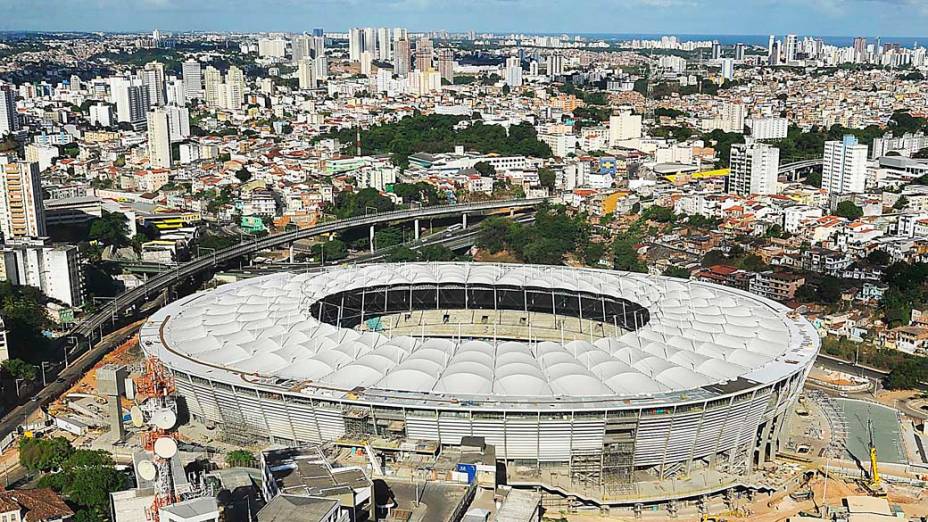 Estádio Fonte Nova, em Salvador