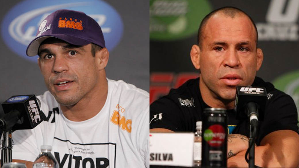 Vitor Belfort e Wanderlei Silva, lutadores de MMA