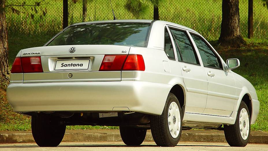 A última versão do Volkswagen Santana no Brasil, em 2006