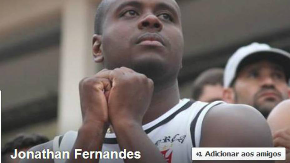 Jonathan Fernandes, um dos torcedores do Vasco presos depois da pancadaria em Joinville, também estava na briga com torcedores do Corinthians em Brasília, em agosto
