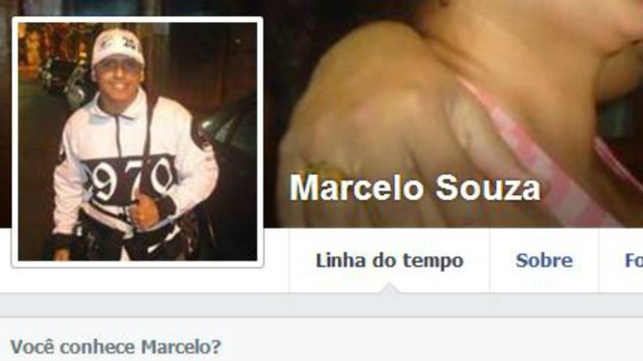 O Facebook de Marcelo Souza, torcedor do Vasco da Gama