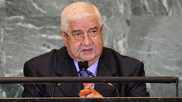 Ministro sírio de Relações Exteriores, Walid Al Muallem, critica potências ocidentais na ONU