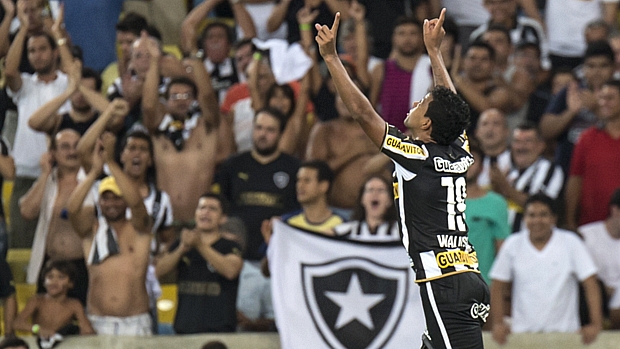 Wallyson anotou o segundo gol do Botafogo no Maracanã