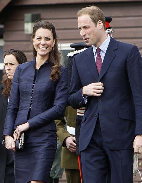 Príncipe William e Kate Middleton visitam o Witton Country Park em Darwen, abril de 2011