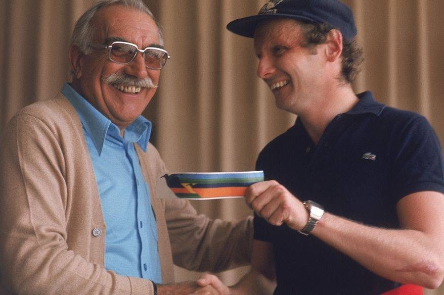 Wilson Fittipaldi com Niki Lauda