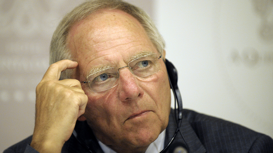 Wolfgang Schauble, ministro das Finanças alemão