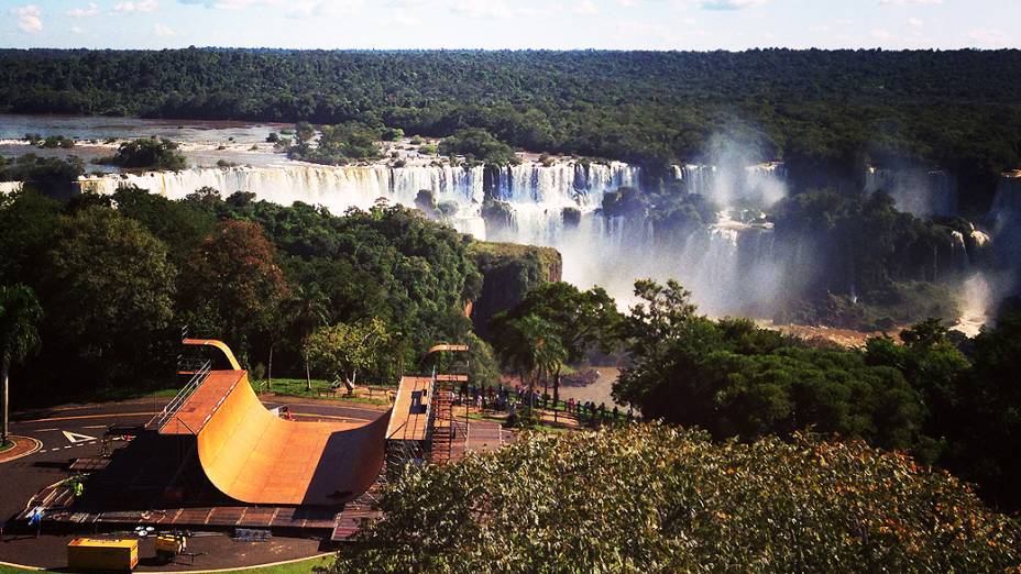 Estrutura em Foz do Iguaçu já está montada para receber X-Games