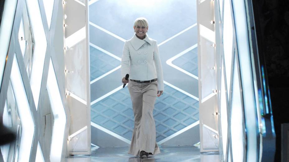 Xuxa durante o programa TV Xuxa, 2009
