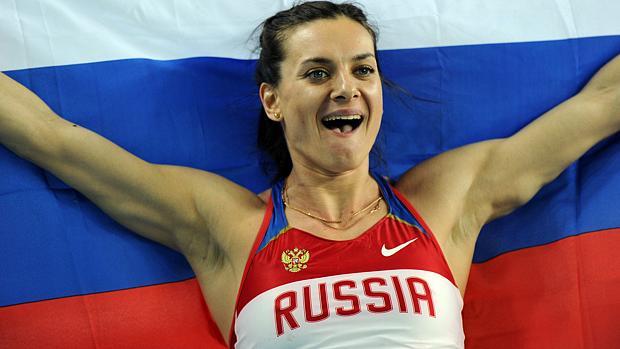 A russa Yelena Isinbayeva