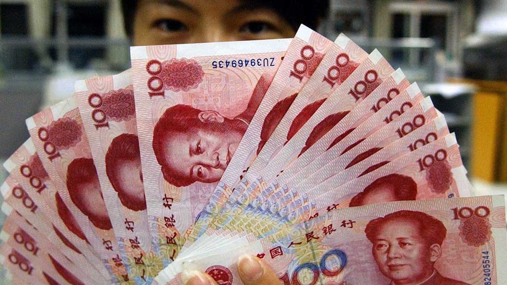 Cédulas de yuan, moeda chinesa