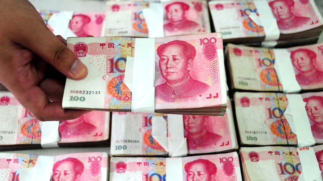Cédulas de yuan, moeda chinesa
