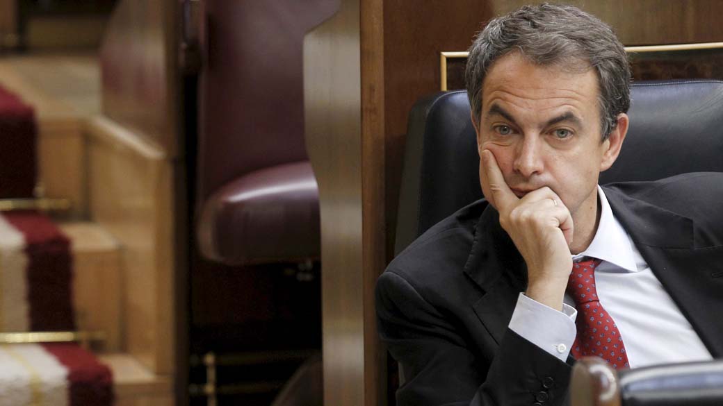 O primeiro-ministro espanhol, José Luis Rodríguez Zapatero, não deverá se manter no governo