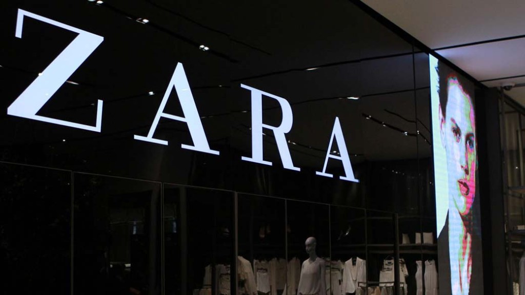 Fachada da loja da Zara, em Nova York