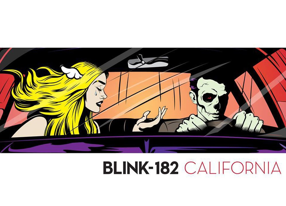 Capa do disco 'California', do Blink-182