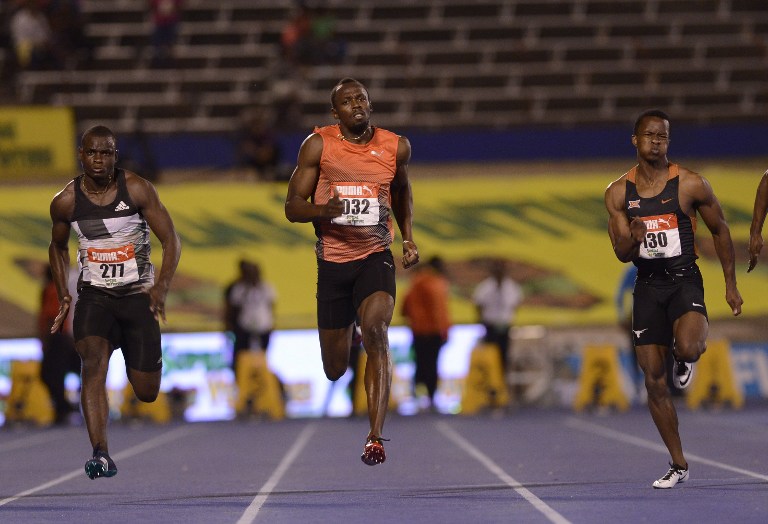 Usain Bolt disputa seletiva olímpica em Kingston, na Jamaica