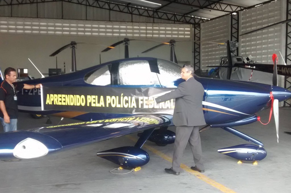 Avião apreendido pela Polícia Federal