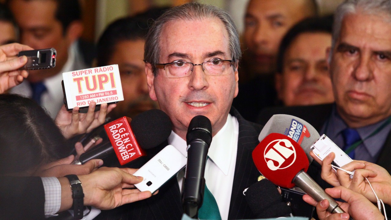 Eduardo Cunha: sob ameaça de cassação, deputado renuncia ao comando da Câmara