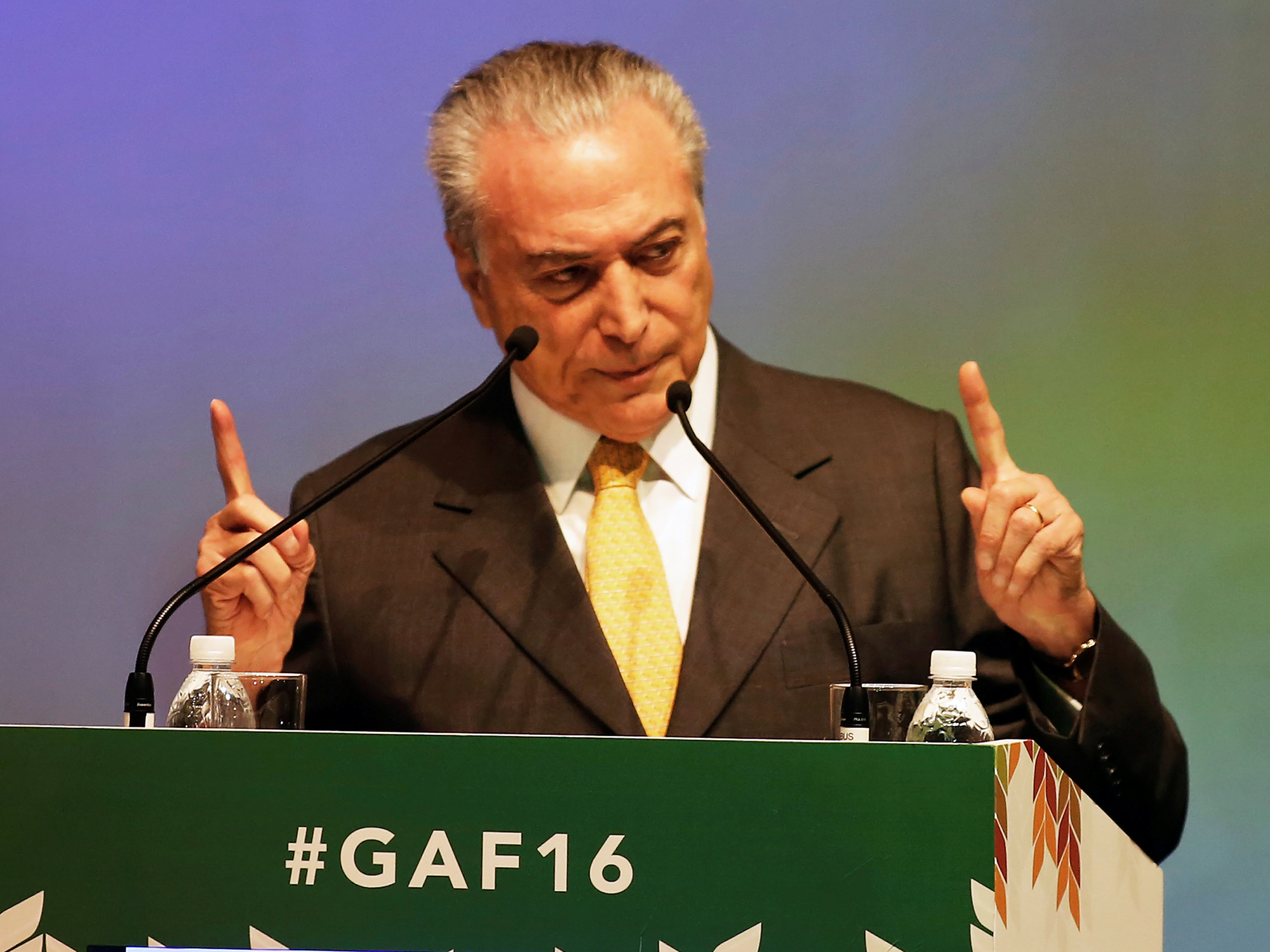 O presidente da República em exercício, Michel Temer (PMDB)