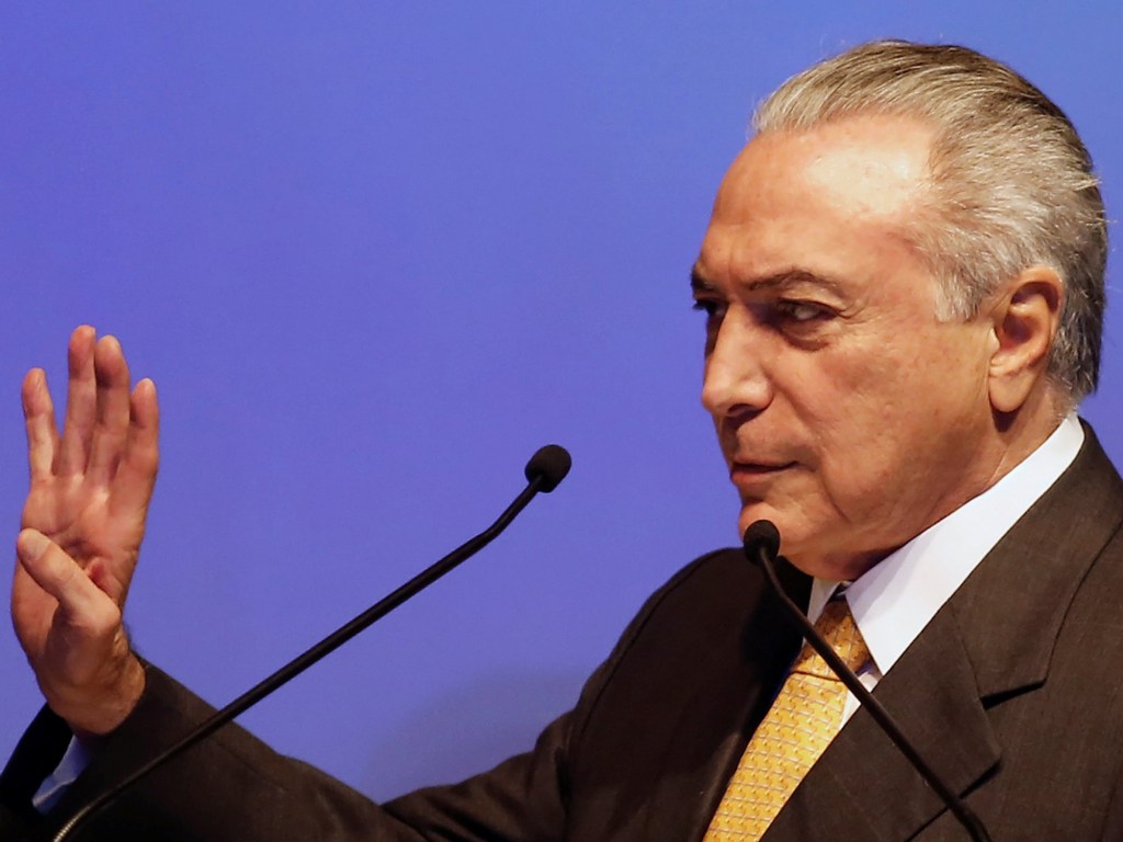 Temer pediu aos empresários que tenham confiança no Brasil e ressaltou que o otimismo é importante do ponto de vista psicológico