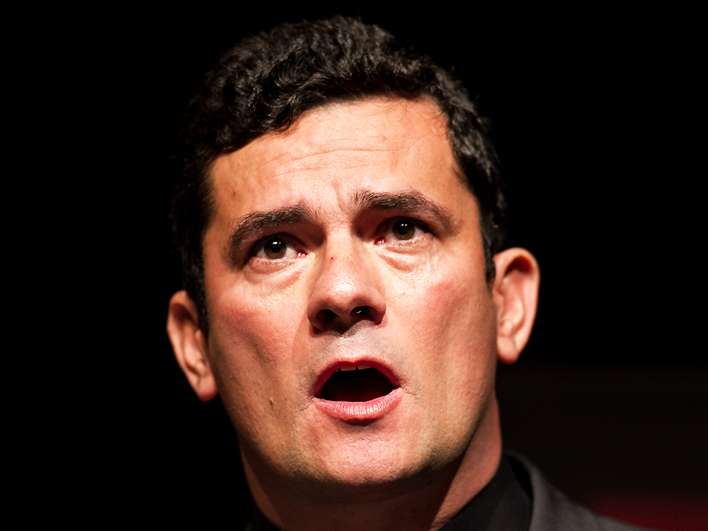 O juiz federal Sérgio Moro, da 3ª Vara Criminal de Curitiba (PR), durante o XII Simpósio Brasileiro de Direito Constitucional - 26/05/2016