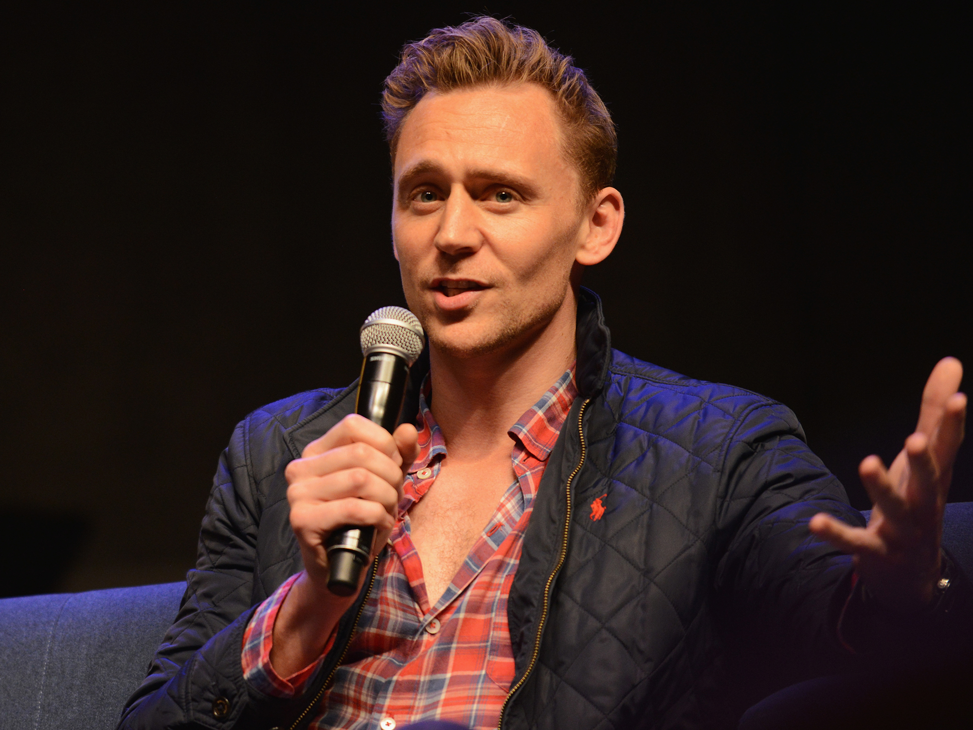 O ator Tom Hiddleston, no terceiro dia da Wizard World Comic Con, na cidade da Filadélfia, Pensilvânia (EUA) - 04/06/2016