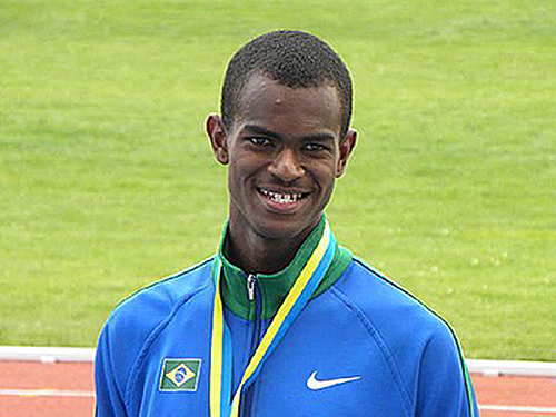 O atleta Vítor Hugo dos Santos correu 10s11 e garantiu sua vaga na Olimpíada do Rio