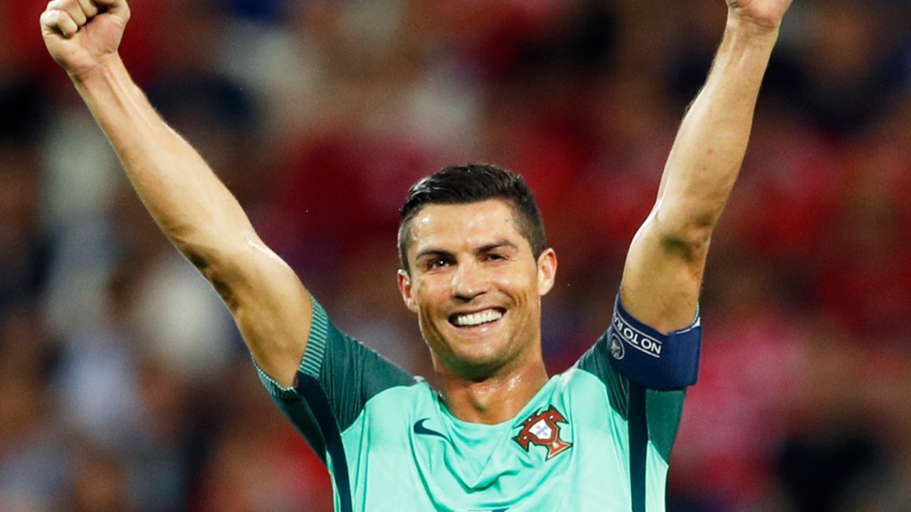 Cristiano Ronaldo: agora vencedor também pela seleção portuguesa