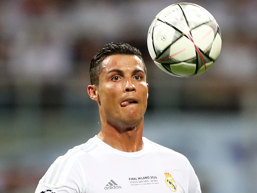 Cristiano Ronaldo, atacante da seleção de Portugal: maior estrela da Eurocopa