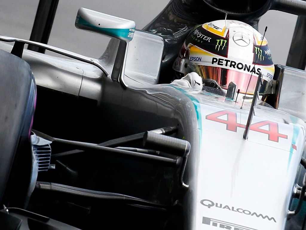 O piloto da Mercedes, Lewis Hamilton, durante o Grande Prêmio de Mônaco de Fórmula 1 - 29/05/2016